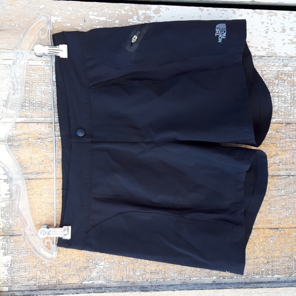 The north face apex flight series athletic workout hiking black shorts womens - Picture 1 of 9